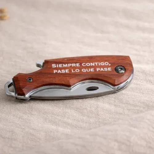 Cuchillo Plegable Personalizado - Navaja Grabada Funcional