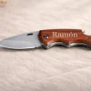 Cuchillo Plegable Personalizado - Navaja Grabada Funcional