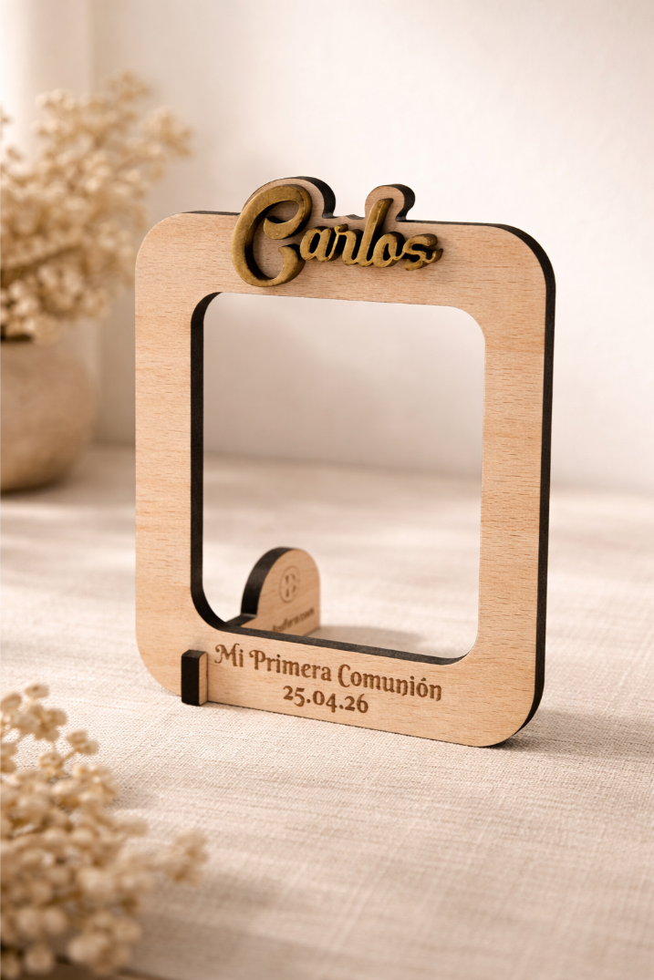 Mini Peana Regalo Comunión o Bautizo - Recuerdo Personalizado