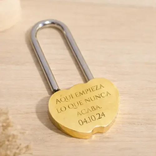 candado corazon personalizado