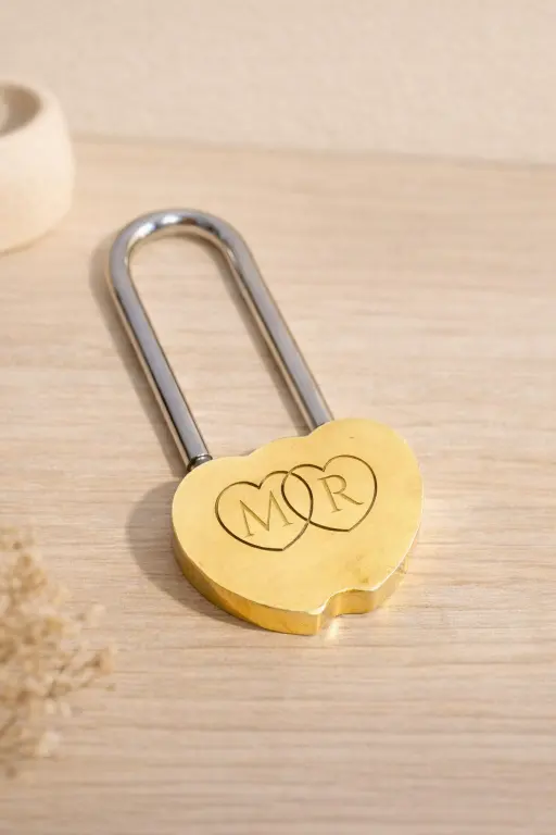 candado corazon personalizado