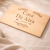 Cartel Premium en Madera de Haya Natural — Personalizado