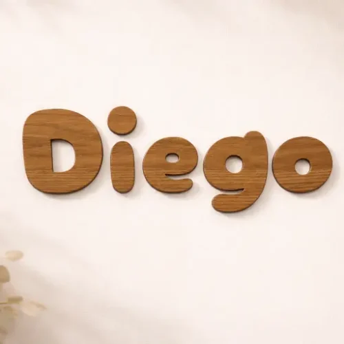 Letras Personalizadas en Madera con Nombre — Únicas